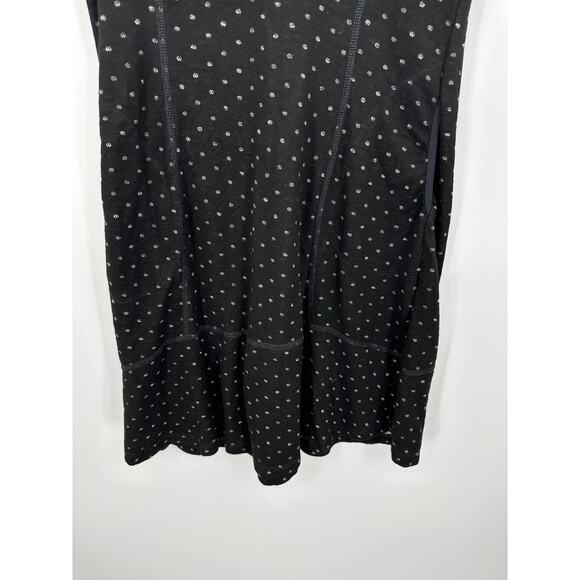 Ojai Excursion Black Polka Dot Dress Size M NWT Fit & Flare Viscose Stretch - Picture 3 of 9